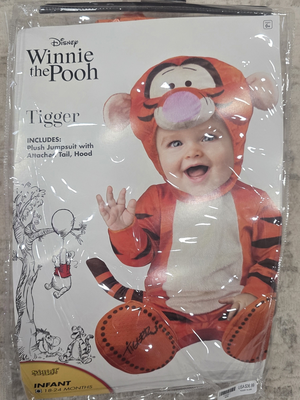 Disney Winnie the Pooh Tigger Infant Costume